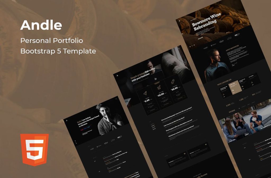 Portfolio Bootstrap Templates