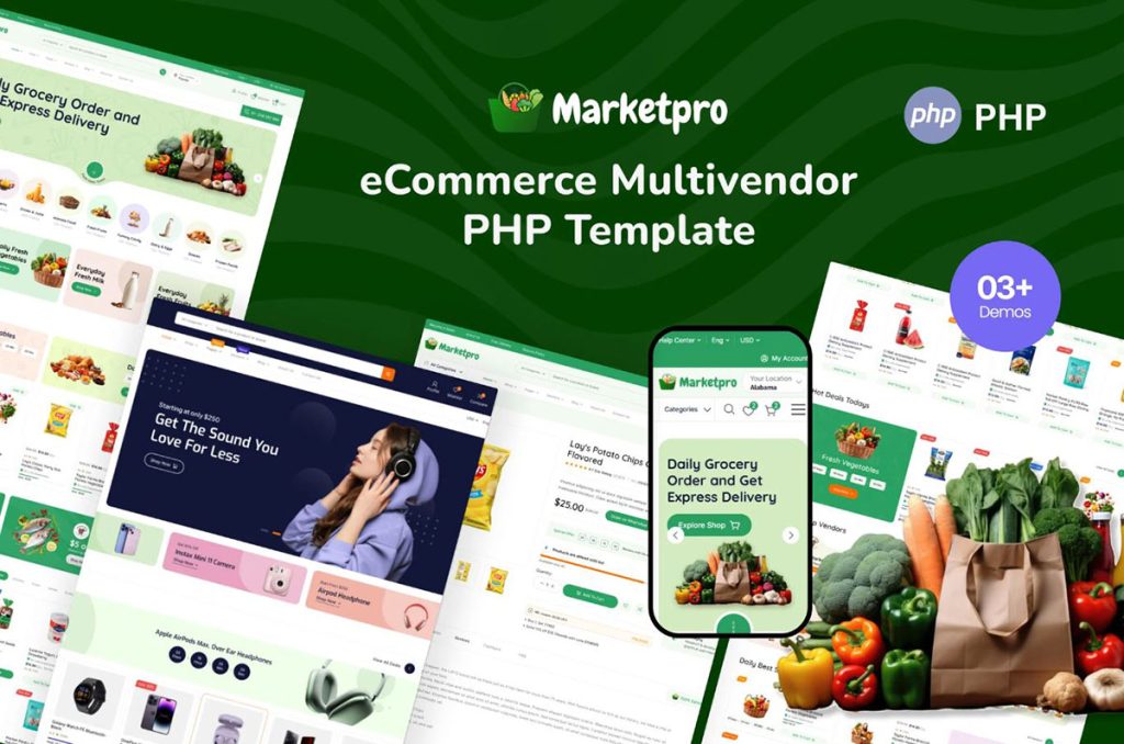 PHP eCommerce Website Templates
