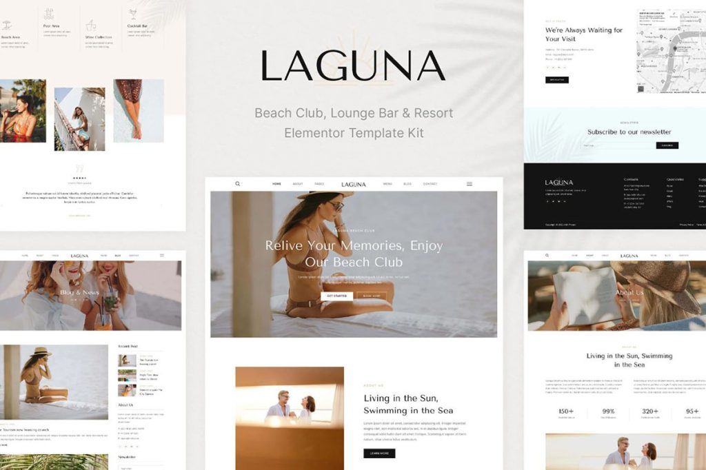 Beach Website Templates