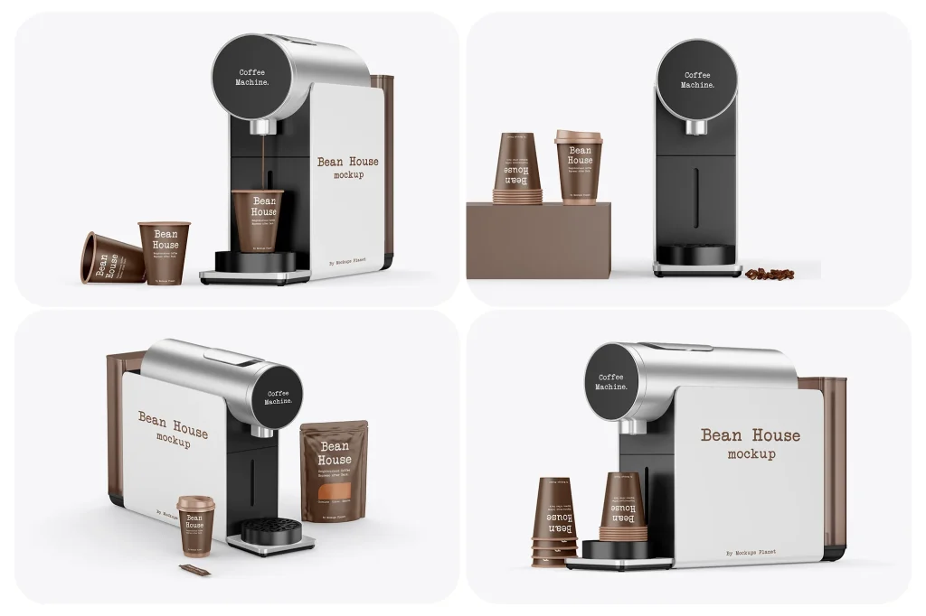 Coffee Vending Machine Mockups