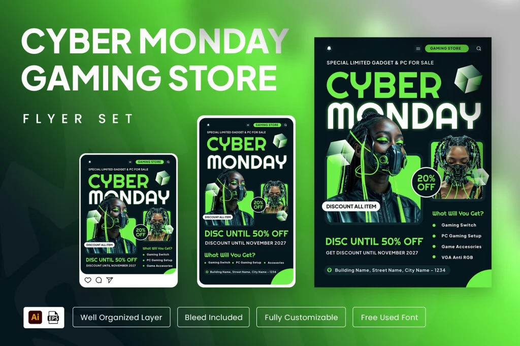 Cyber Monday Sale Flyer